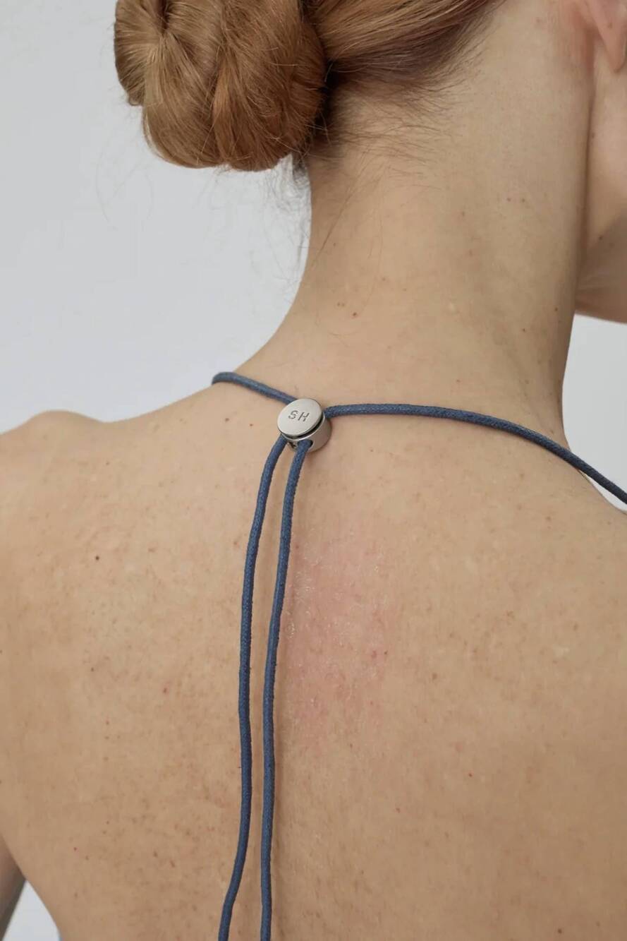 NEW STILL HERE toggle tank in classic blue - Picture 4 of 4